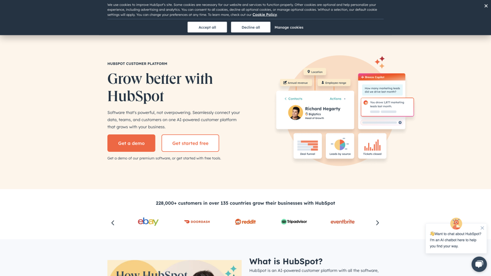 HubSpot | Software & Tools for your Business - Homepage